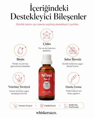 Kediler İçin Tüy ve Deri Bakım Damlası