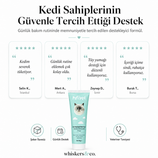 Kediler İçin Tüy Yumağı Önleyici Malt